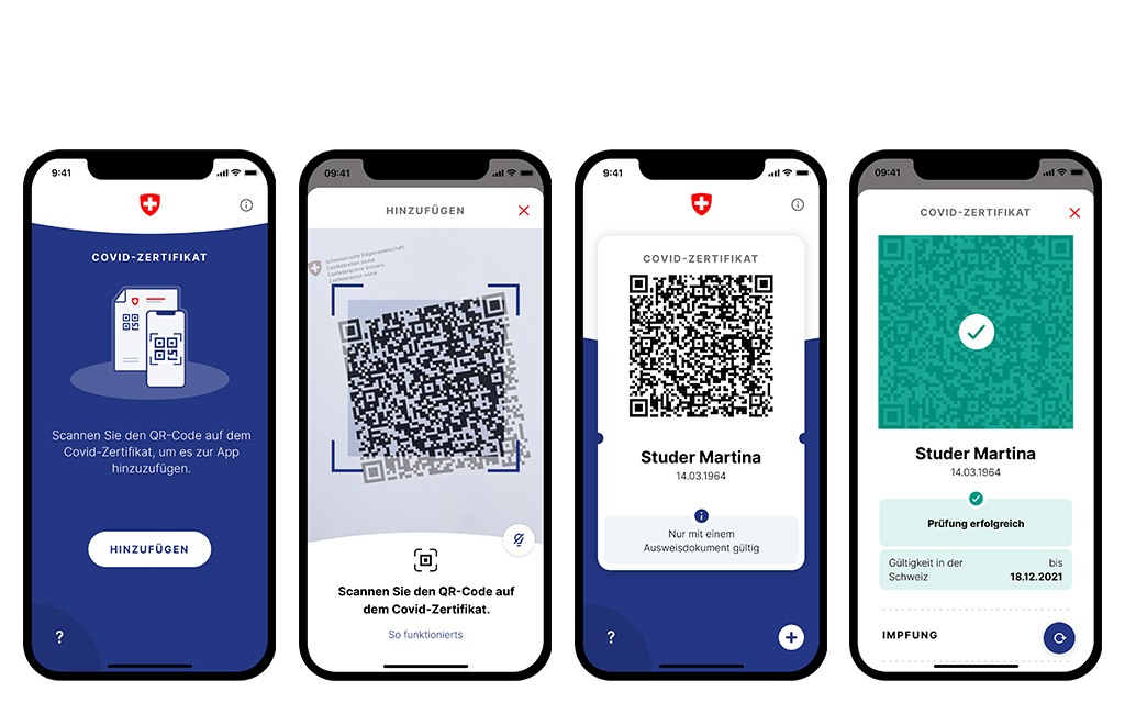Swiss covid certificate