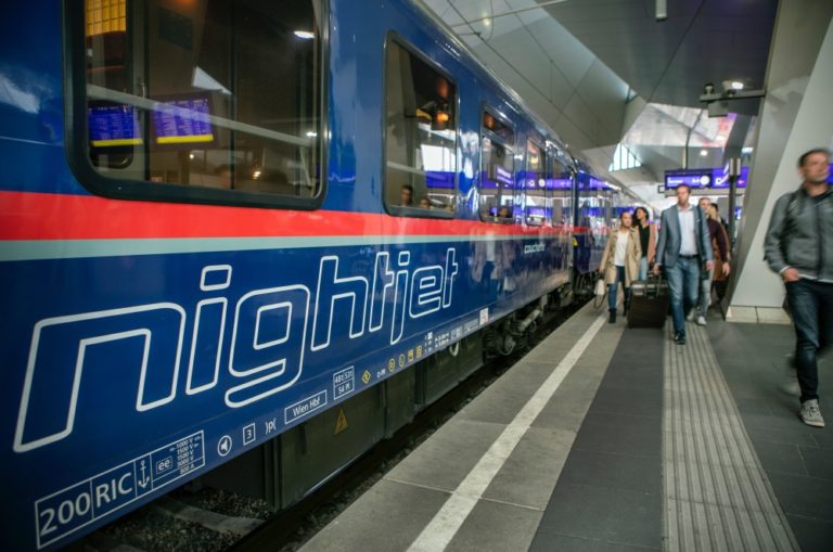 Nightjet train Zürich Amsterdam