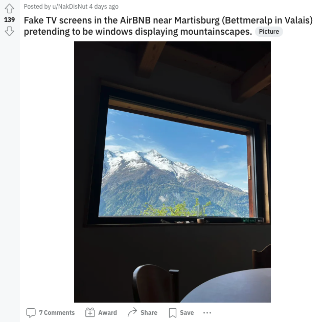 Switzerland is fake subreddit