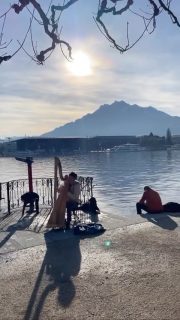 Happy new year on this sunny first of January from Luzern, Switzerland ♥️🇨🇭 #newyear #myswitzerland #luzern #lucerne #schweiz #switzerland #suisse #pilatus #mountains #travel