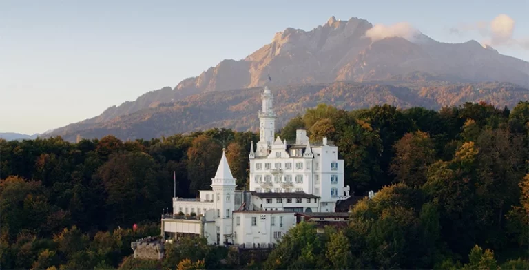 Château Gütsch and the funicular