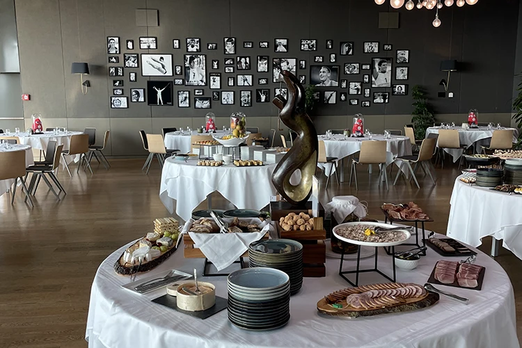 Weekend Brunch at TOM Café at Olympic museum in Lausanne