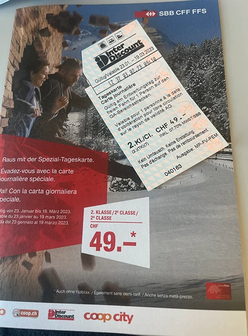 SBB day pass