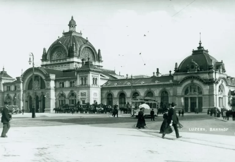 The tragic history of the Luzern train station